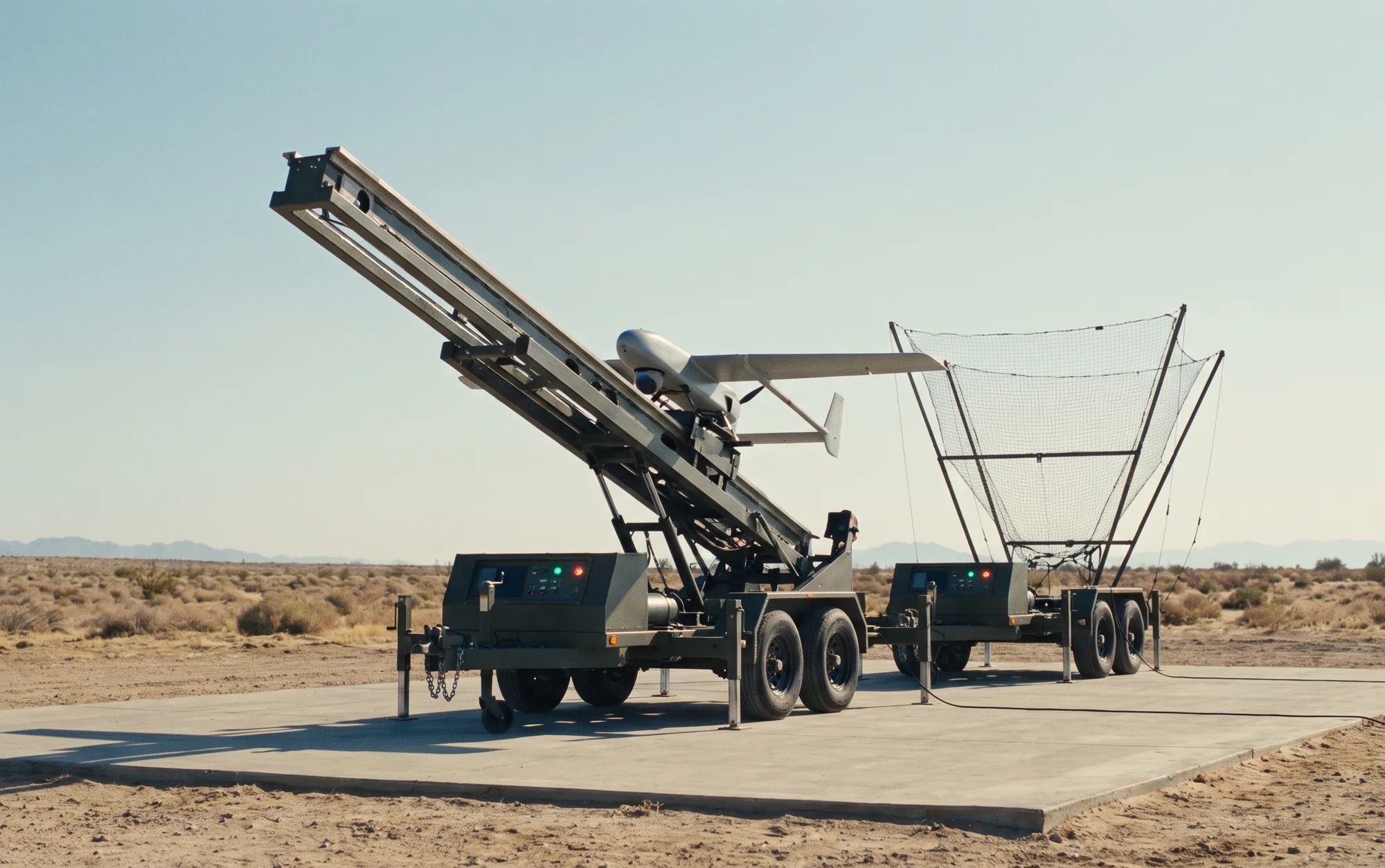 Rail launch and recovery system for fixed-wing UAV